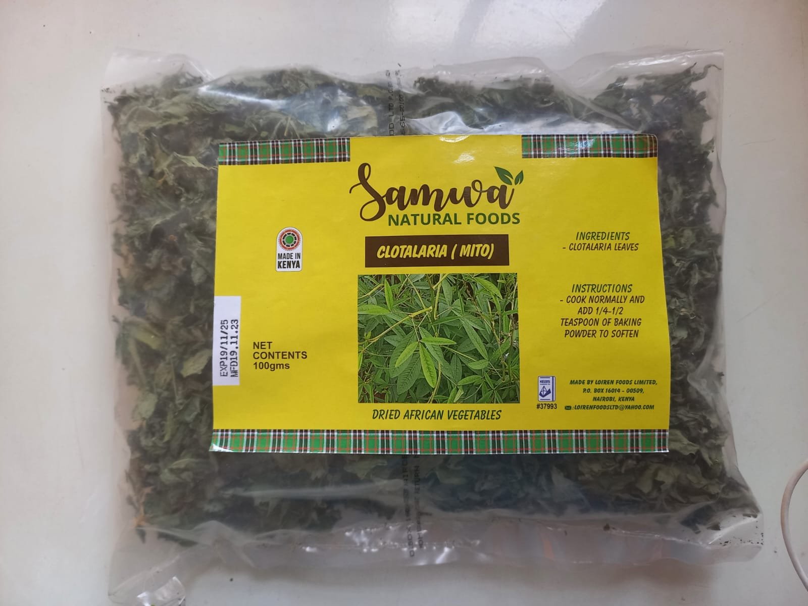 Dried Mitoo (Clotalaria)